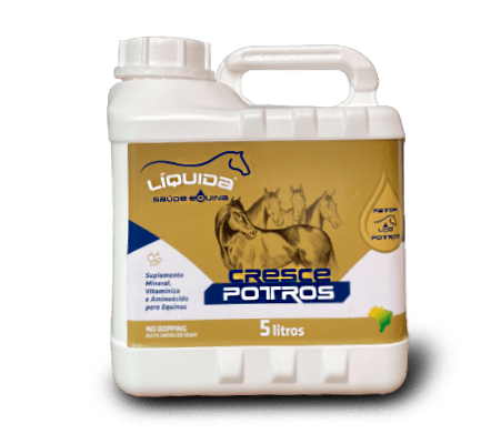 Cresce Potros Líquida Equinos — suplemento para potros